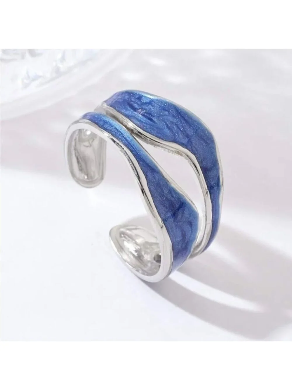 Blue wave Ring Q973